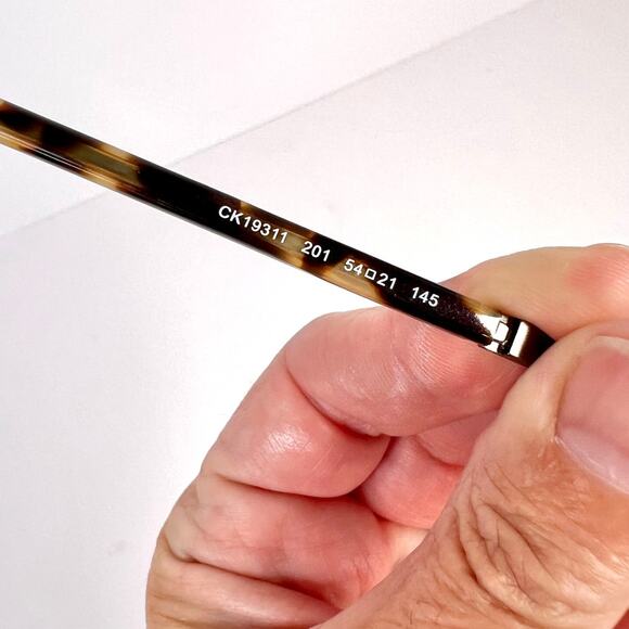 Calvin Klein CK19311 201 54 21 145 Eyeglasses Frames (No Lenses) w/case + cloth - Picture 10 of 14